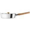 Eva Solo Nordic Kitchen Sauteuse 24 cm, Stahl/Eiche