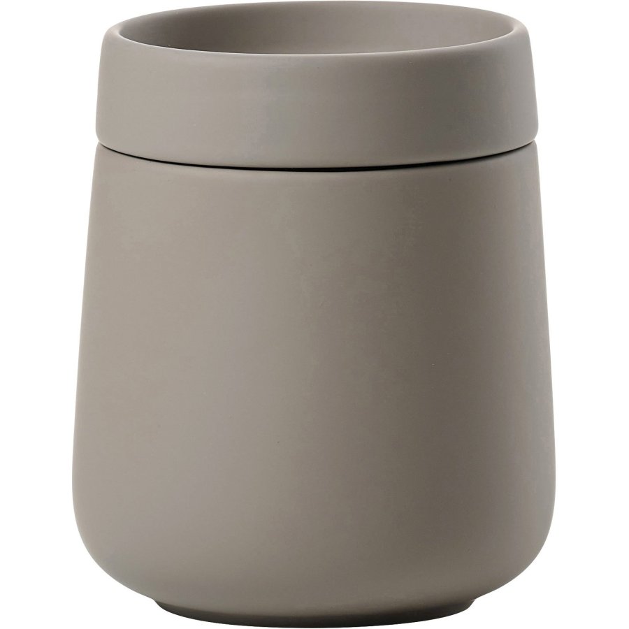 Zone Nova One Gef mit Deckel H8 cm, Taupe