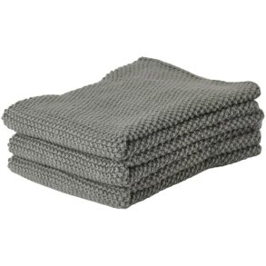 Zone Denmark Karklud 3 stk. 27x27 cm, Olive green