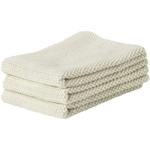 Zone Denmark Karklud 3 stk. 27x27 cm, Biscuit