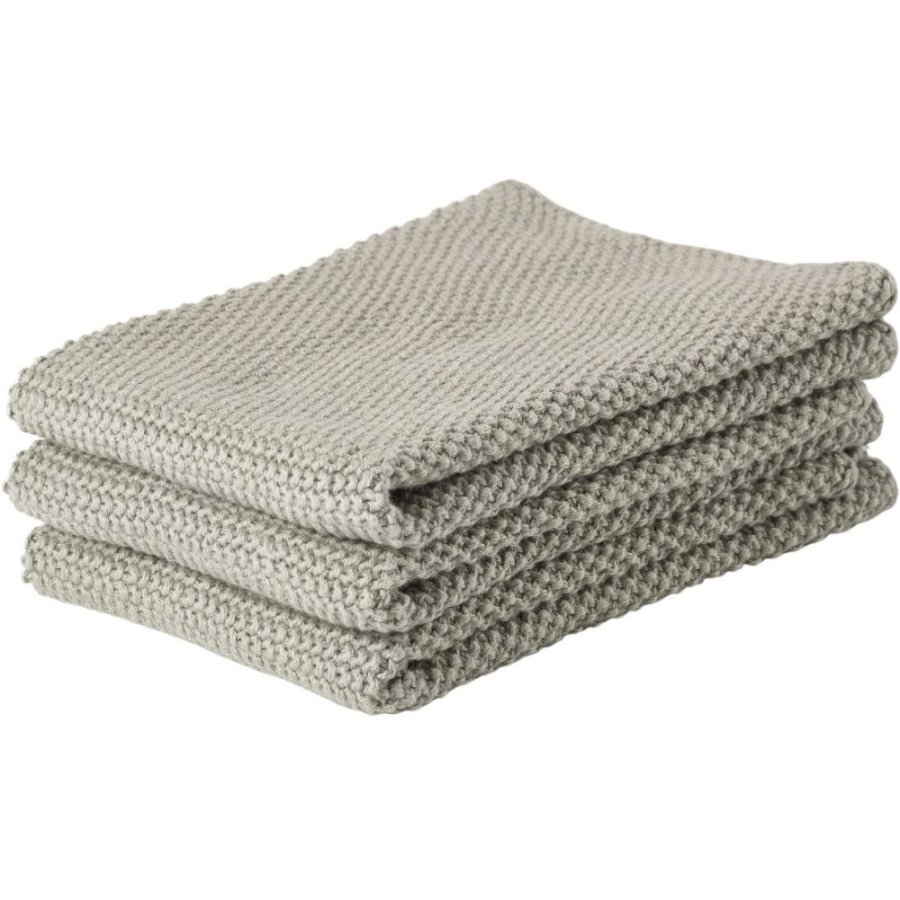 Zone Denmark Spltuch 2er Set. 27x27 cm, Mud