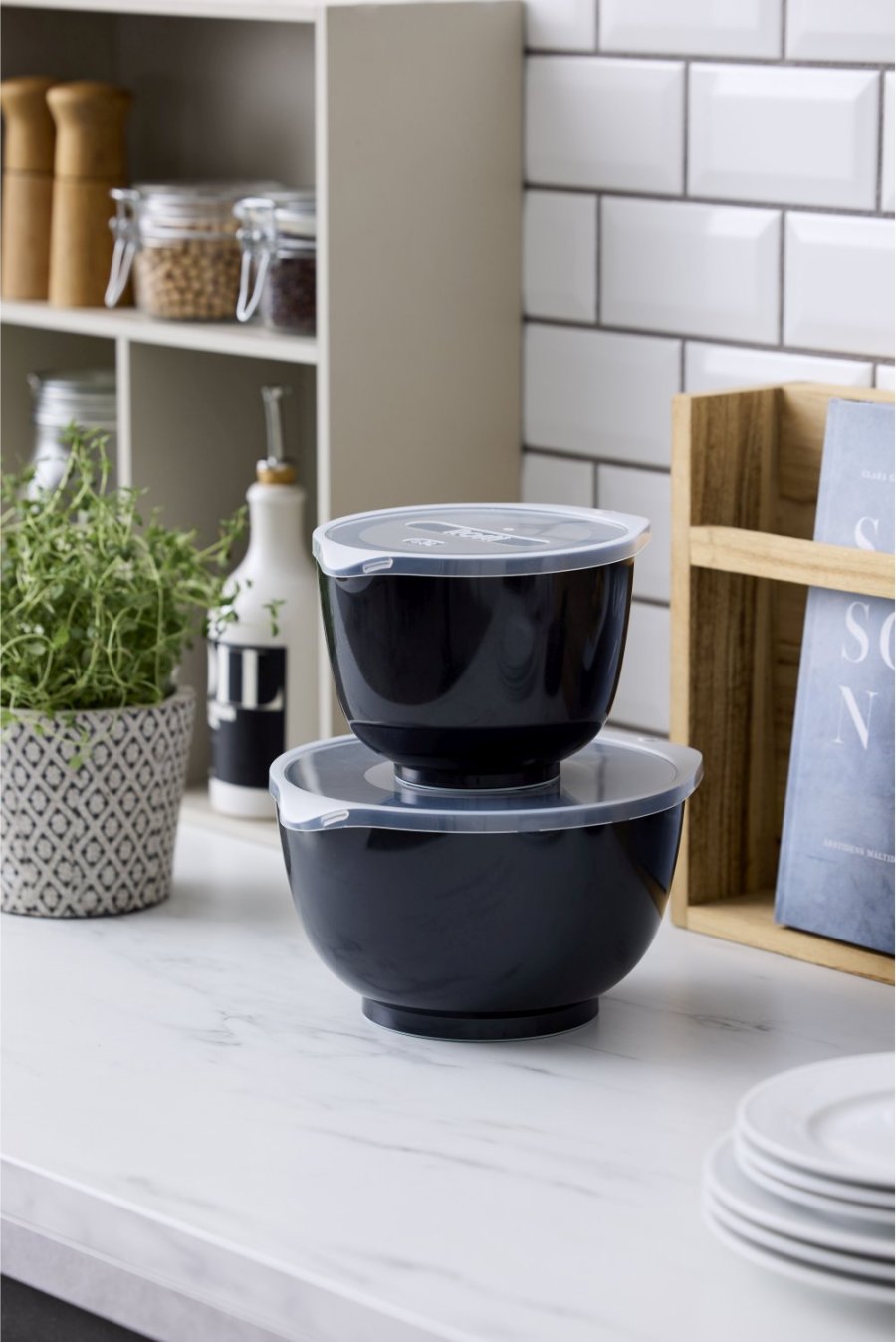 Rosti Margrethe Rhrschssel-Set 4-teilig, Schwarz