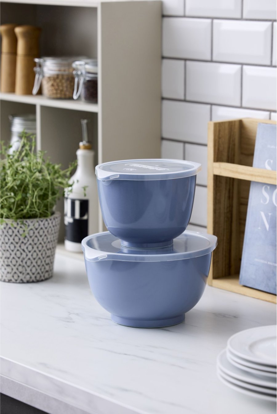 Rosti Margrethe Rhrschssel-Set 4-teilig, Dusty Blue