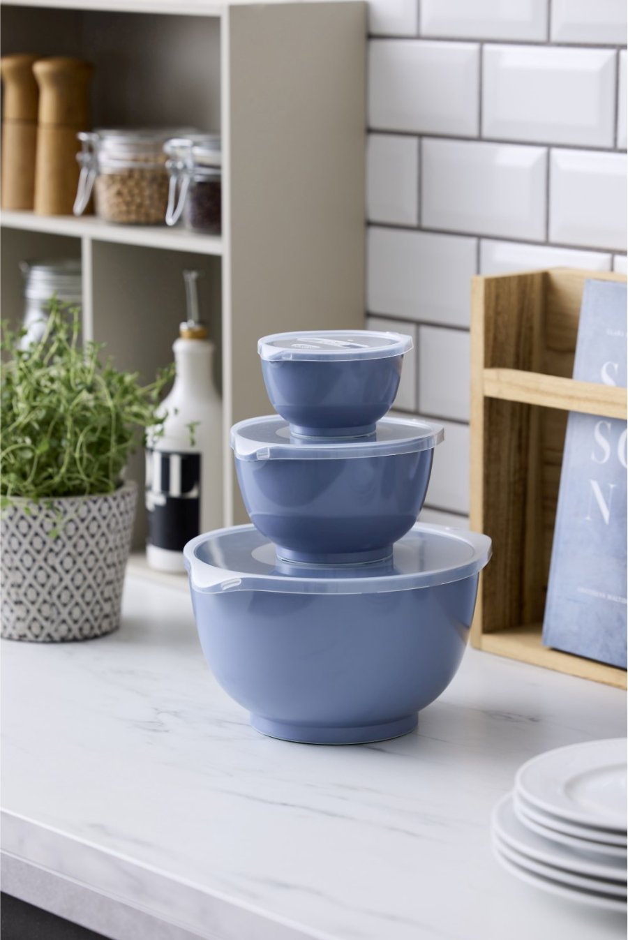 Rosti Margrethe Rhrschssel-Set 6-teilig, Dusty Blue