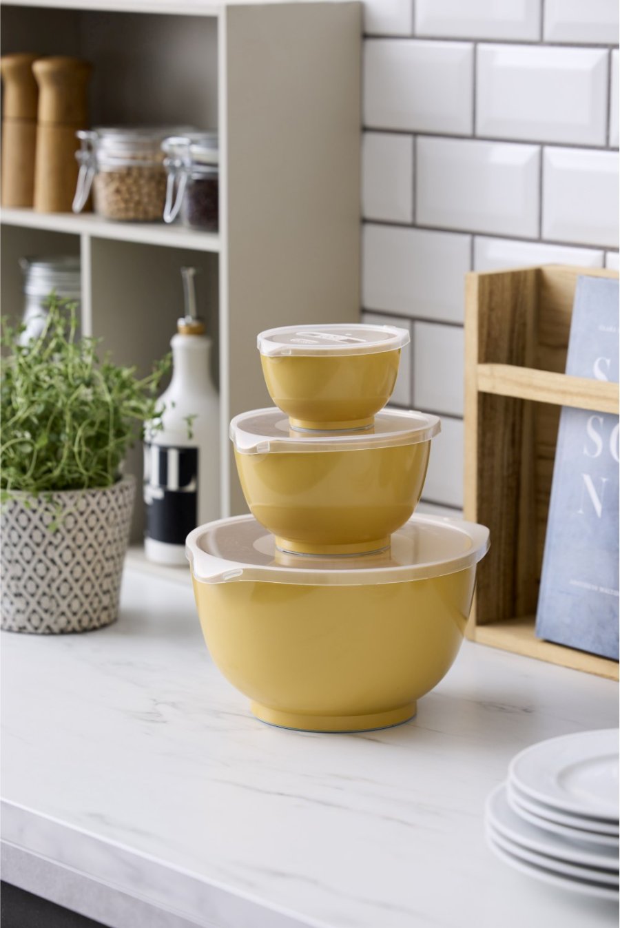 Rosti Margrethe Rhrschssel-Set 6-teilig, Curry