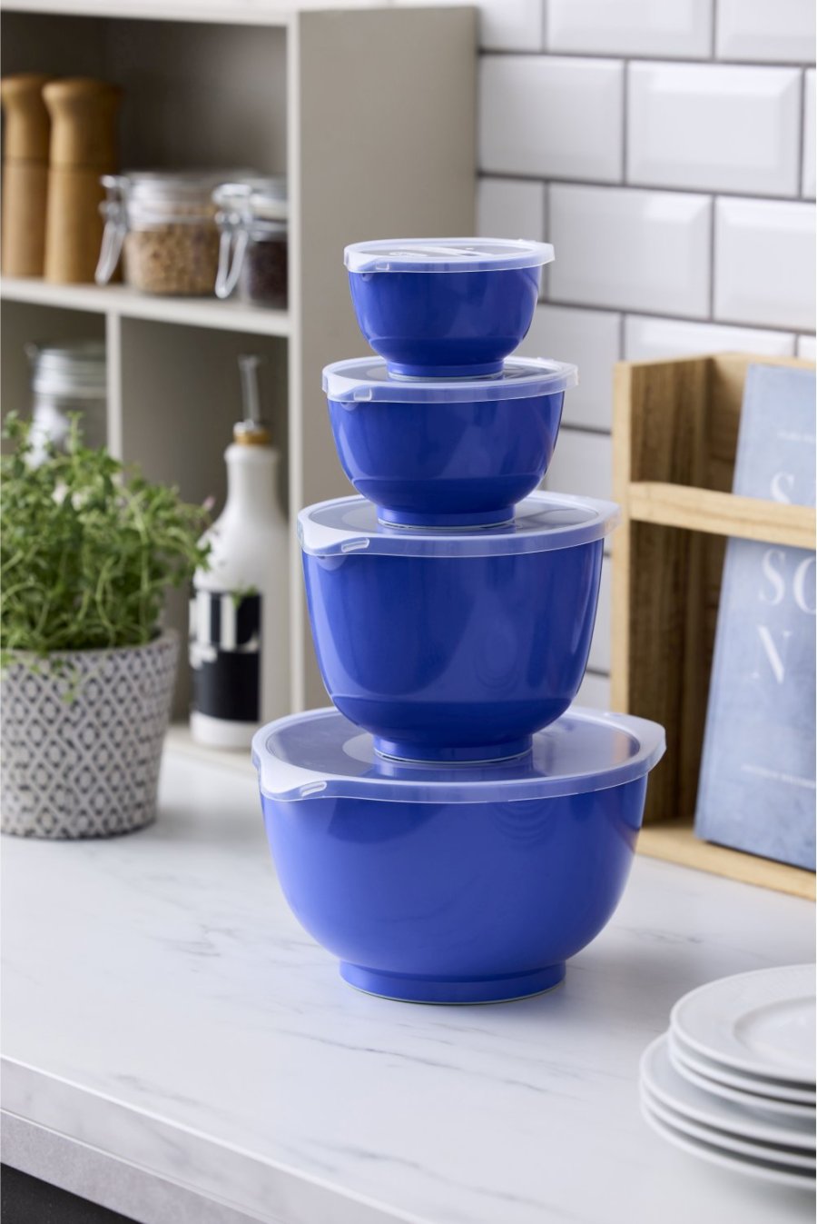 Rosti Margrethe Rhrschssel-Set 8-teilig, Electric Blue