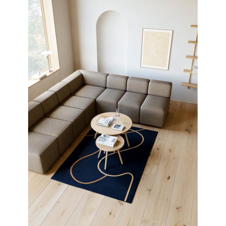 Andersen Furniture C2 Sofabord H43,5 cm, Hvidpigmenteret Eg