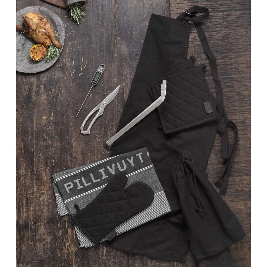 Bastian Pillivuyt Viskestykke 80x50 cm, Sort