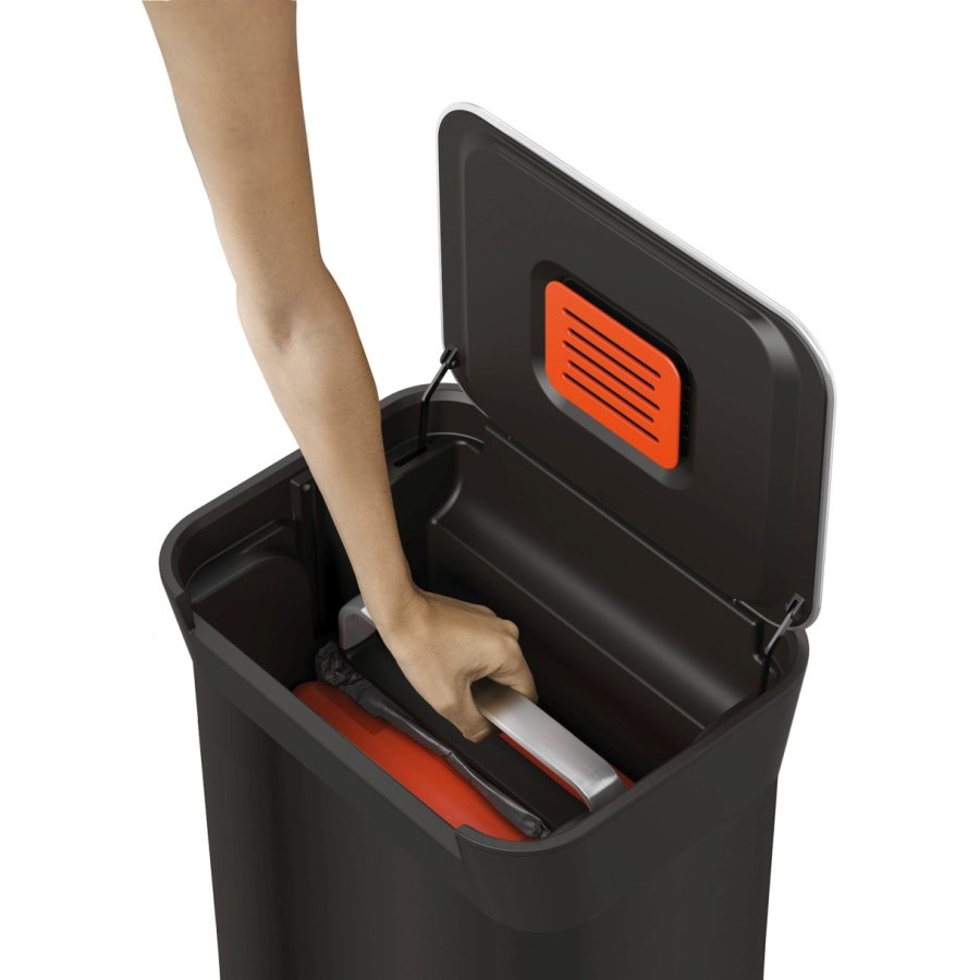 Joseph Joseph Titan Abfallsystem 30 L, Schwarz