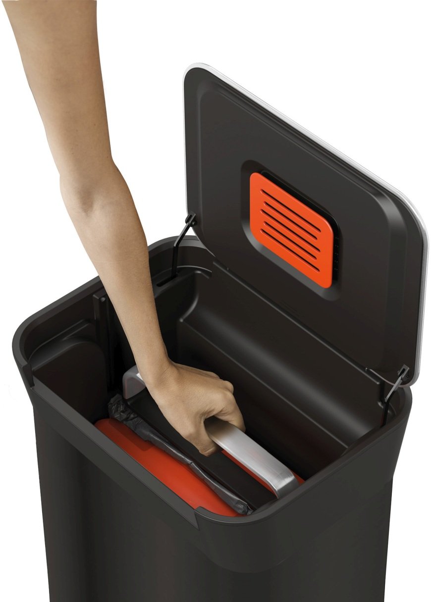 Joseph Joseph Titan Abfallsystem 30 L, Schwarz