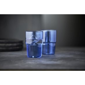 Lyngby Glas Torino Drikkeglas 2 stk. 40 cl, Blå