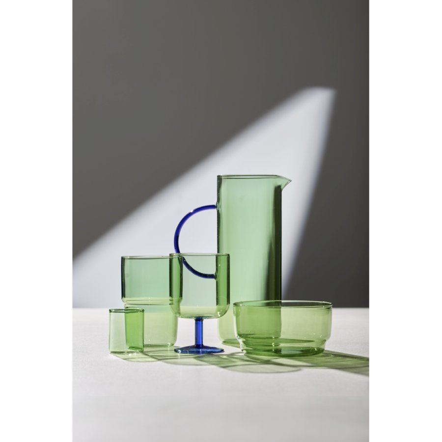 Lyngby Glas Torino Shotglas 2 stk. 6 cl, Grøn