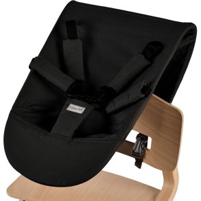 Leander Louie Babyeinsatz für Hochstuhl, Schwarz