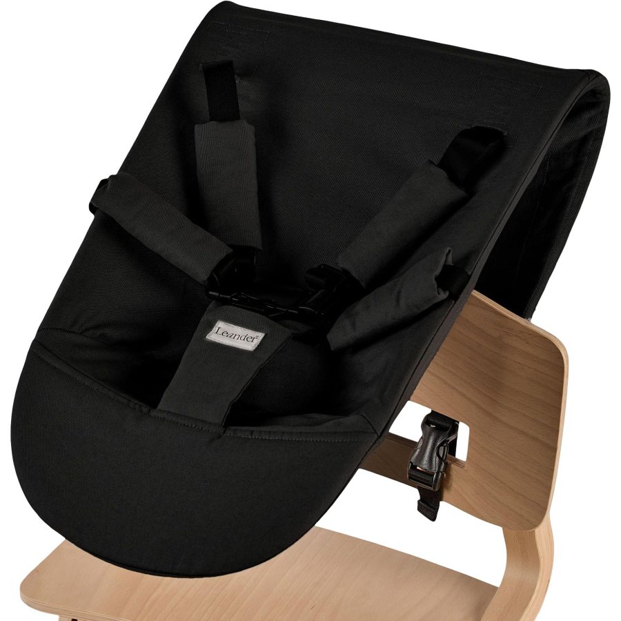 Leander Louie Babyeinsatz für Hochstuhl, Schwarz