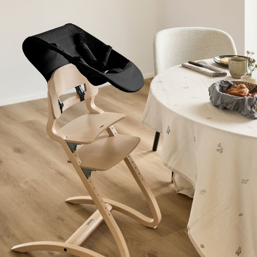 Leander Louie Babyeinsatz für Hochstuhl, Schwarz