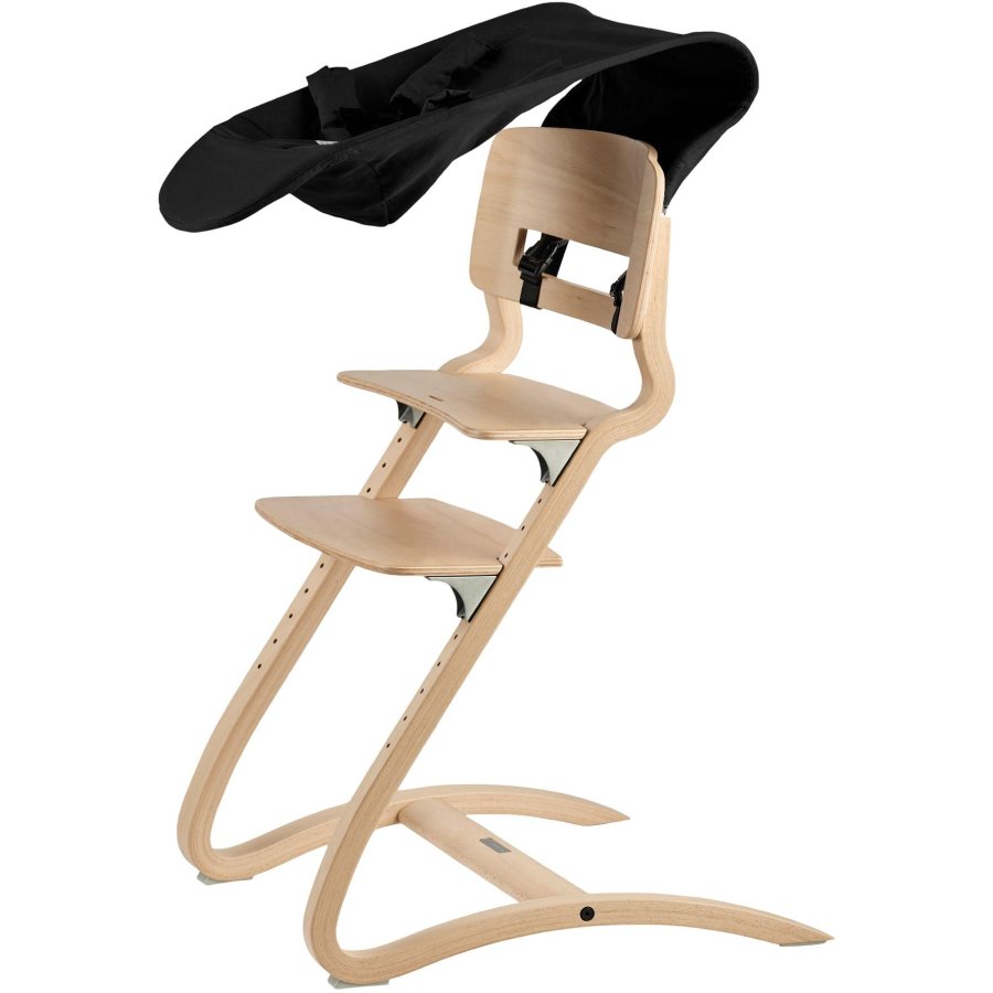 Leander Louie Babyeinsatz für Hochstuhl, Schwarz