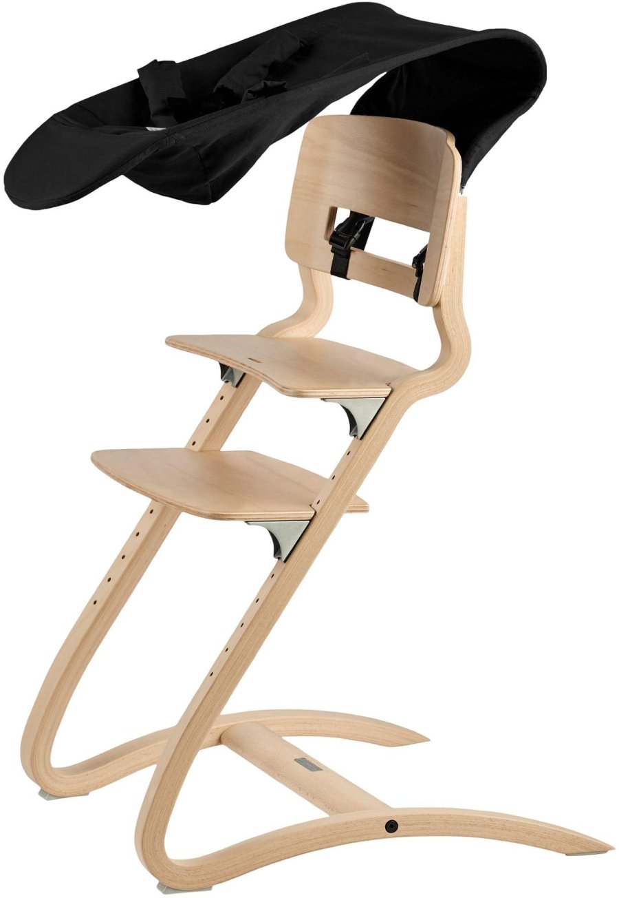 Leander Louie Babyeinsatz für Hochstuhl, Schwarz