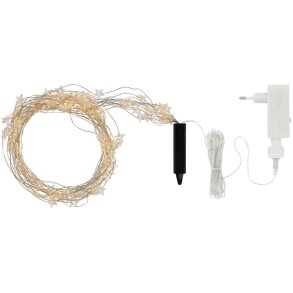 Sirius Trille Lichterkette Stern, Silber/Klar