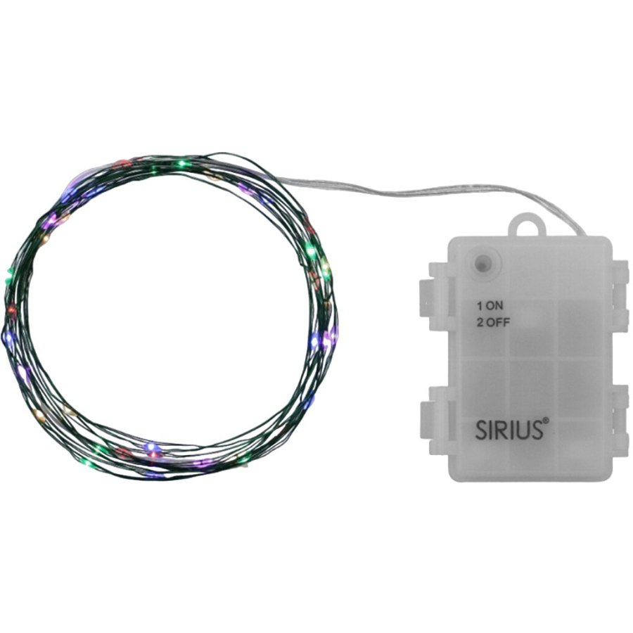 Sirius Knirke Lichterkette 3,9 m, Multi/Grün