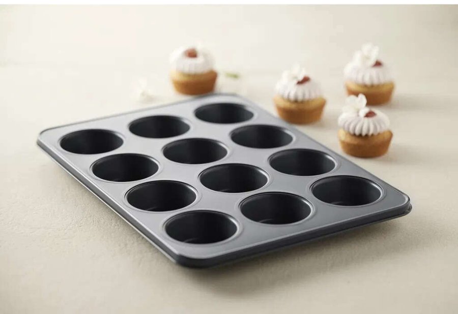 Blomsterbergs Muffinform fr 12 Stck, Stahl