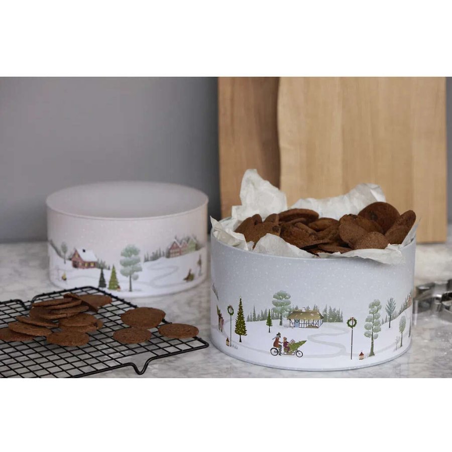 Bastian Keksdose 2er Set, Arctic Ice/Woodrose Metal