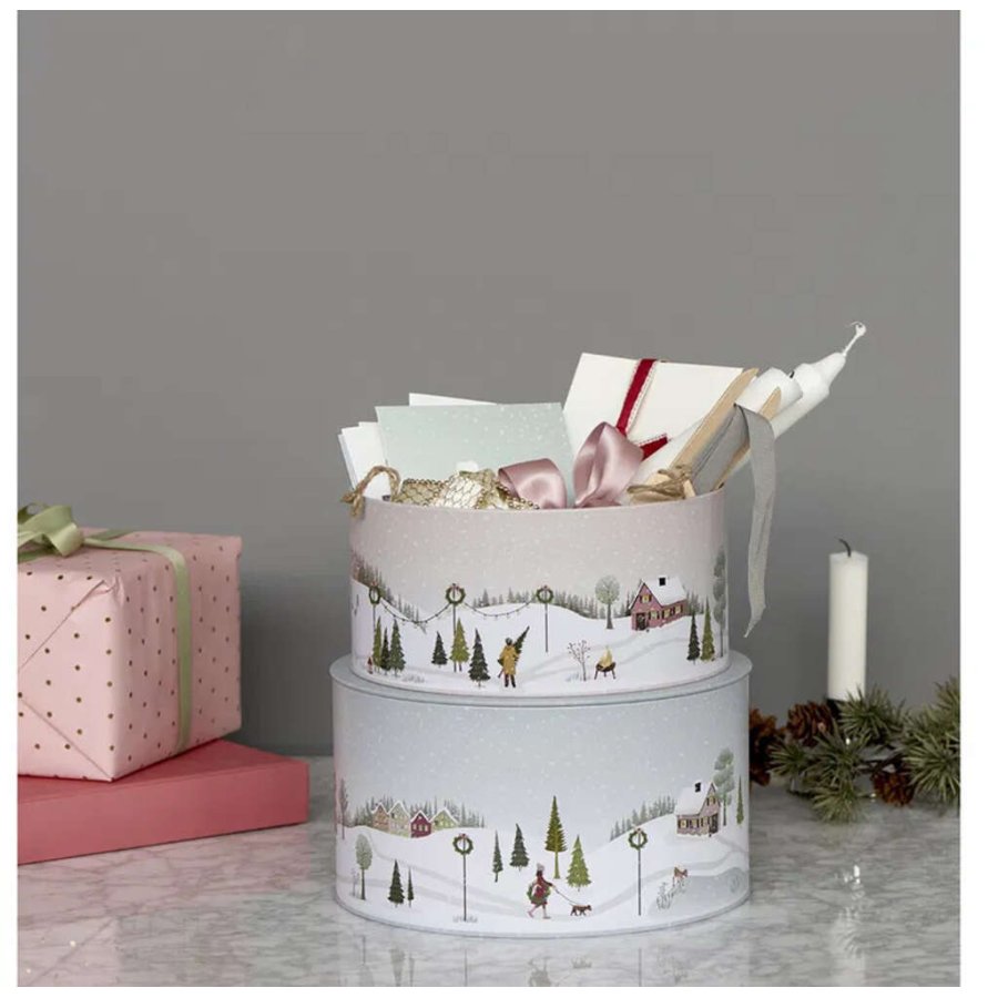 Bastian Keksdose 2er Set, Arctic Ice/Woodrose Metal