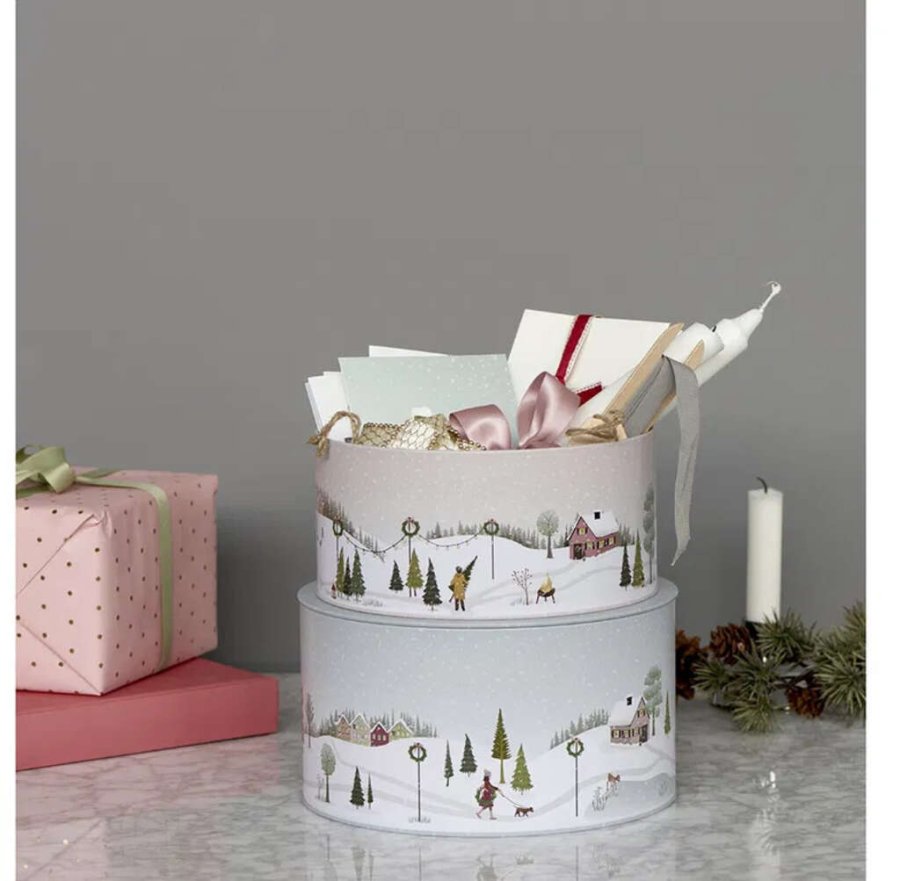 Bastian Keksdose 2er Set, Arctic Ice/Woodrose Metal