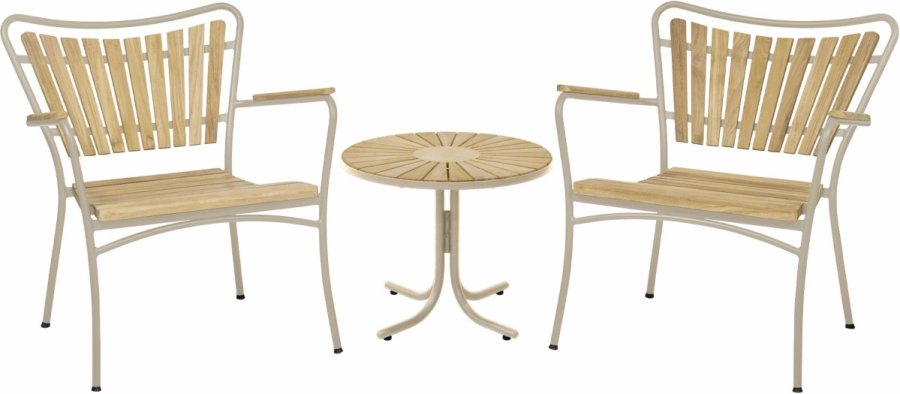 Mandalay Marguerit Loungebord �50 cm, Taupe