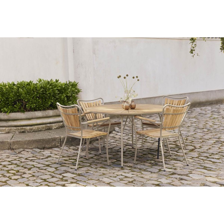 Mandalay Marguerit Havebord �120 cm, Taupe