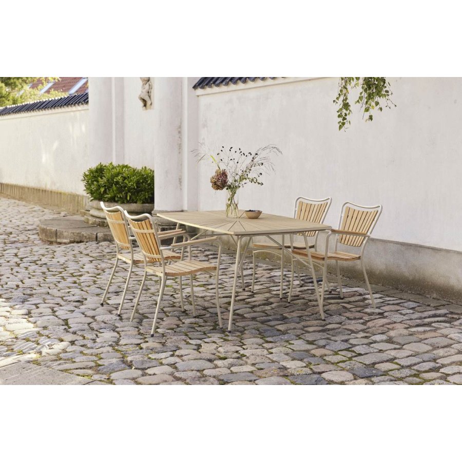 Mandalay Marguerit Havebord 144 cm, Taupe