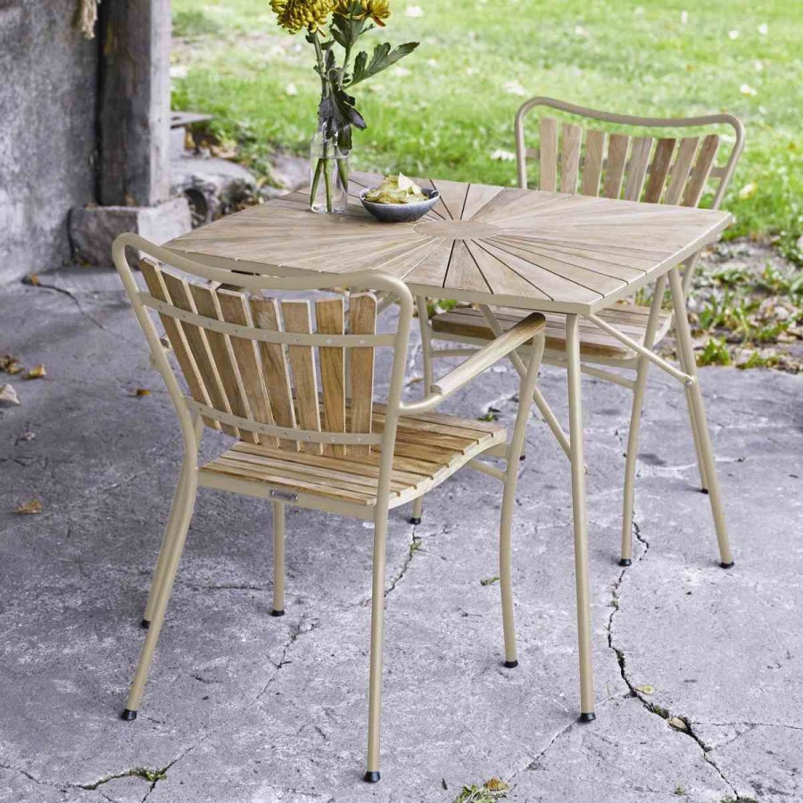 Mandalay Marguerit Havebord 83 cm, Taupe