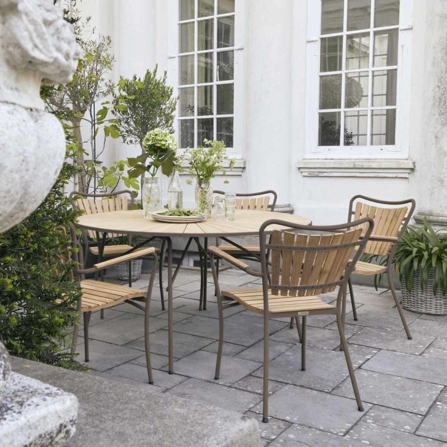 Mandalay Marguerit Havebord �140 cm, Mocca