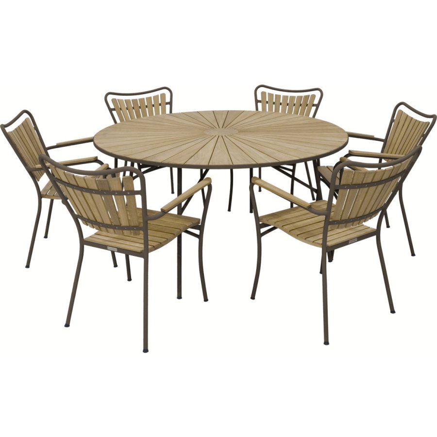 Mandalay Marguerit Havebord �140 cm, Mocca