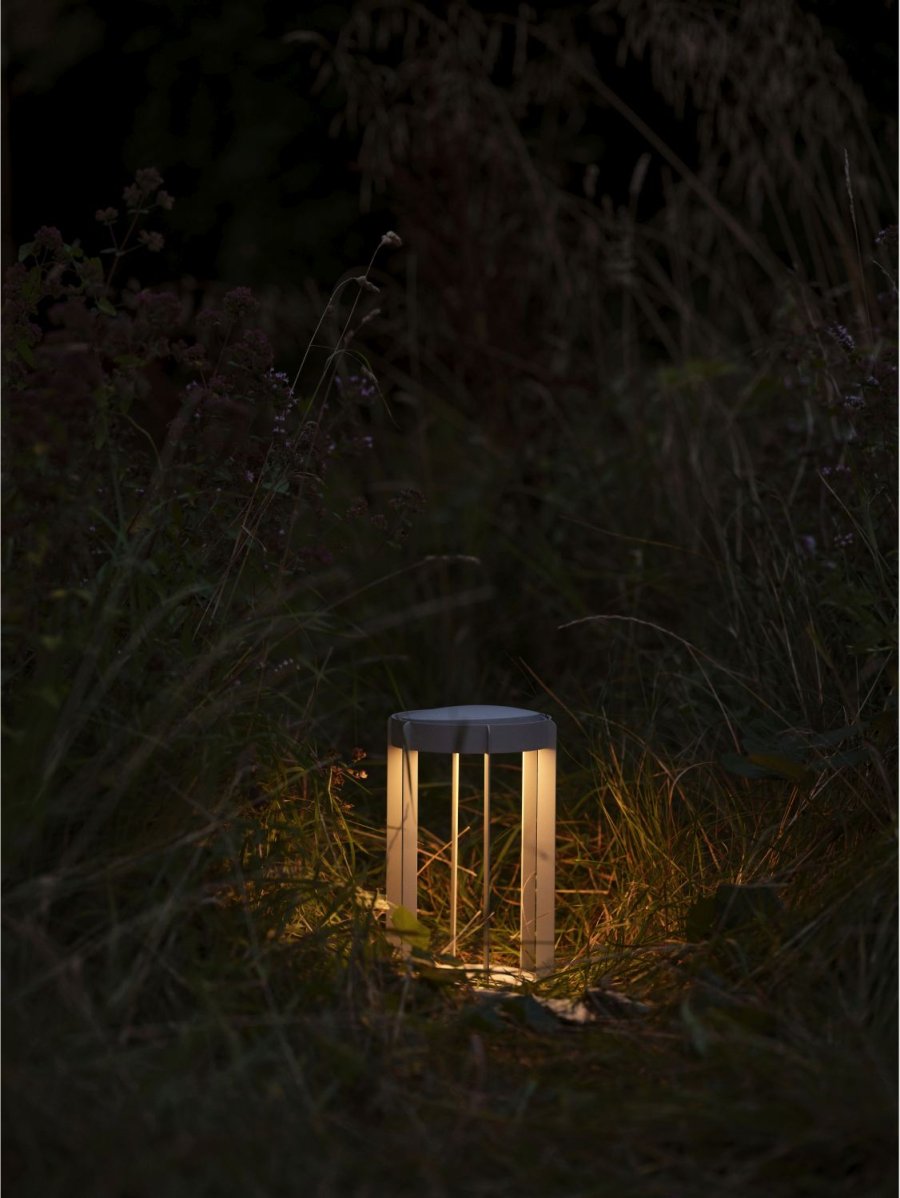 Zone Denmark Firefly Lanterne LED H30 cm, Soft Grey