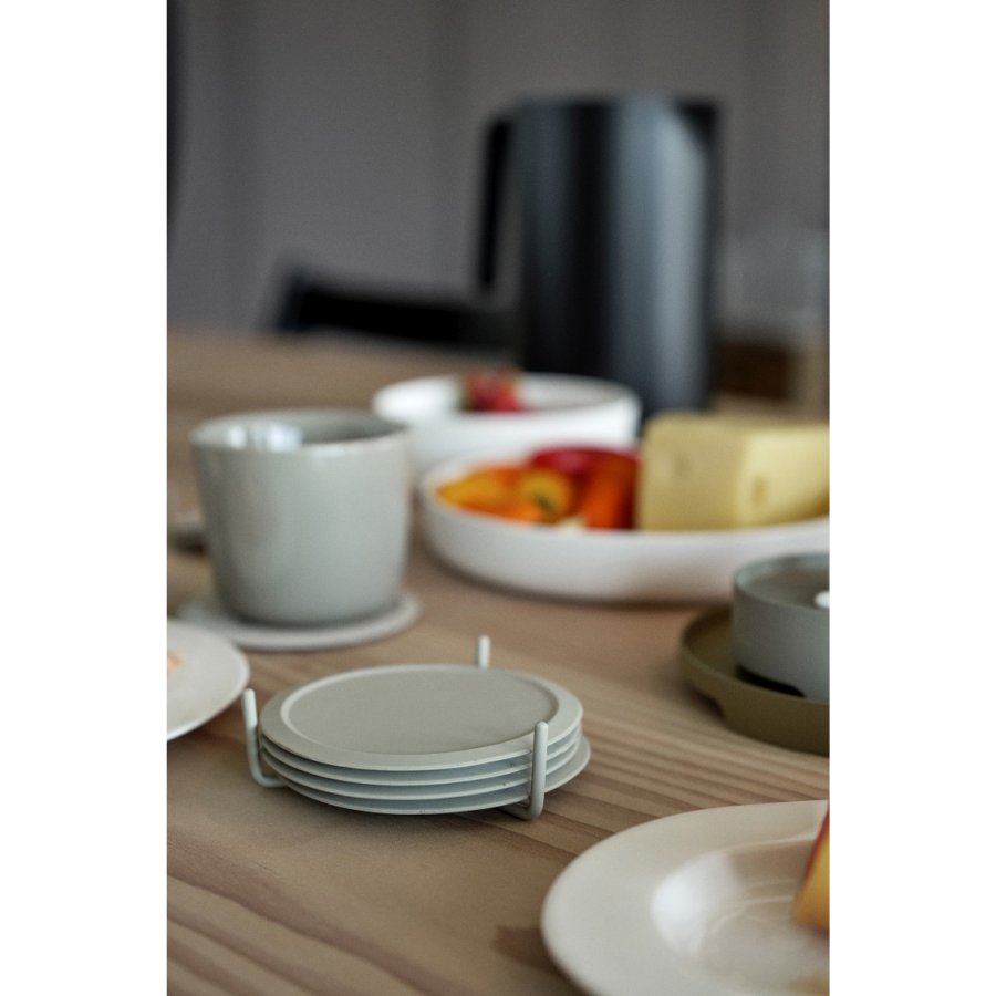 Zone Denmark Singles Glasbrikker m. Holder, Warm Grey