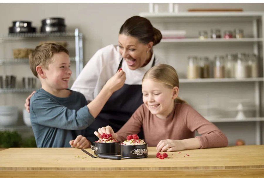 Blomsterbergs Mini-Springform-Set mit Palette 3er Set