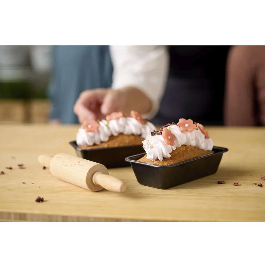 Blomsterbergs Mini-Brotform-Set mit Nudelholz 3er Set