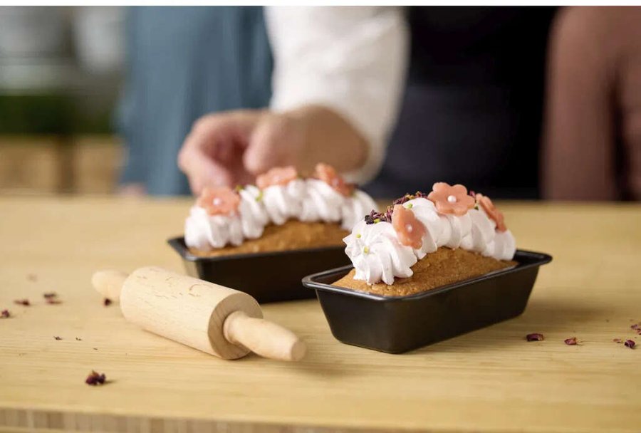 Blomsterbergs Mini-Brotform-Set mit Nudelholz 3er Set