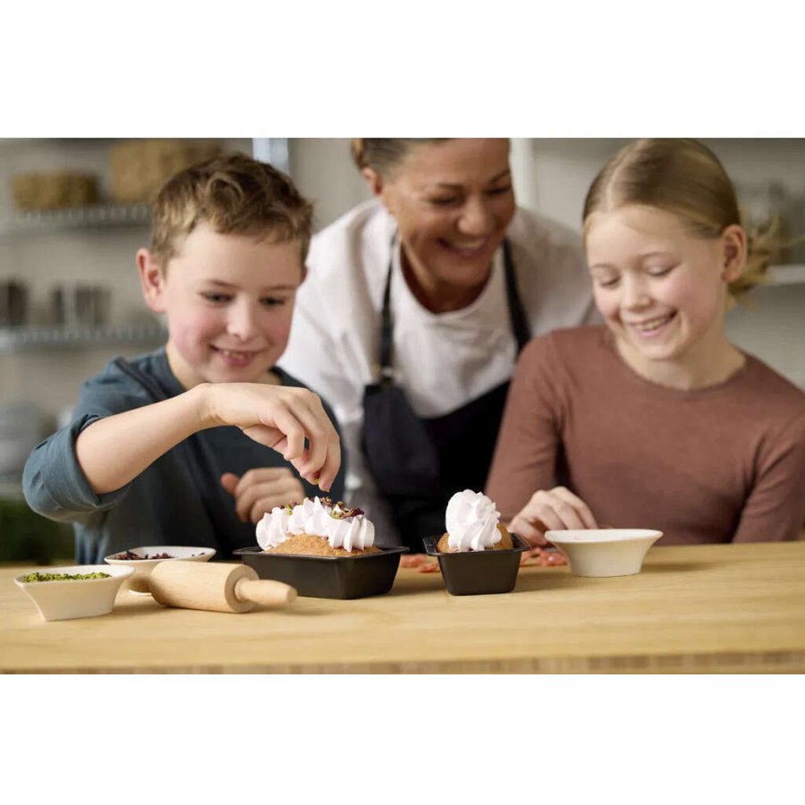 Blomsterbergs Mini-Brotform-Set mit Nudelholz 3er Set