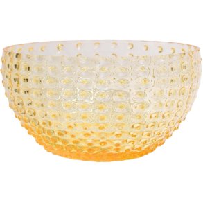 Anna von Lipa Hobnail Schale 24 cm, Zitrone