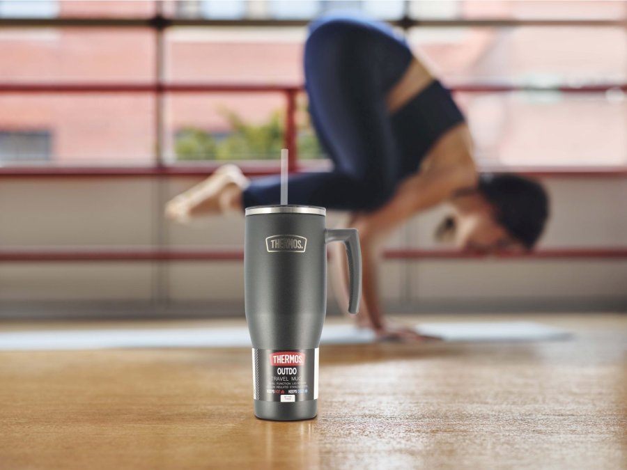 Thermos Termokrus m. Hank 1,1 L, Mat Sort