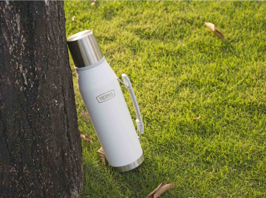 Thermos Termoflaske 1,3 L, Mat Hvid