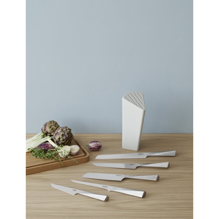 Stelton Trigono Santoku Messer 32,5 cm, Stahl