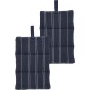 Södahl Harmony Grydelapper 2 stk. 15x23 cm, Navy Blue