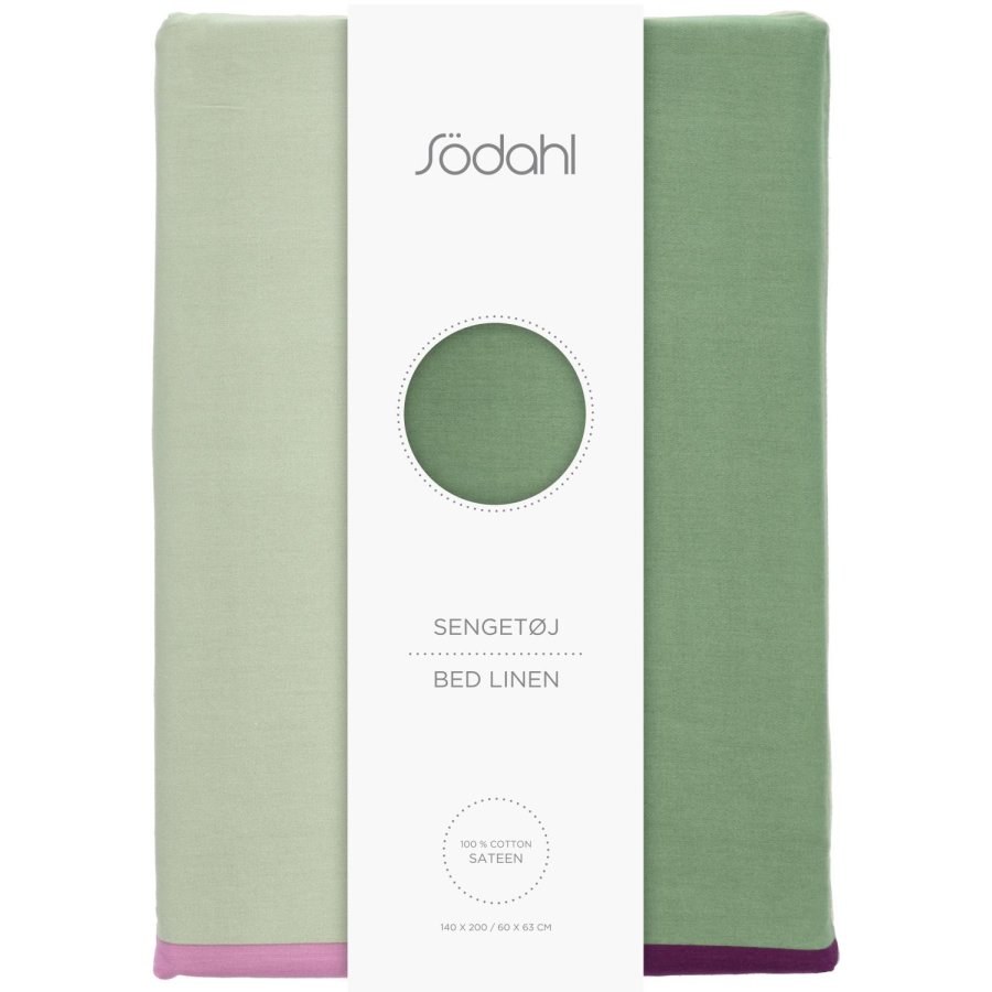 S&ouml;dahl Colour Block Senget�j 140x200 cm, Gr�n