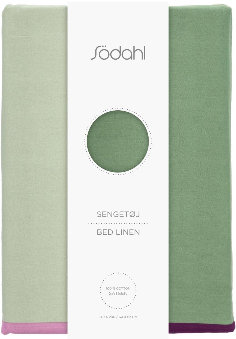 S&ouml;dahl Colour Block Senget�j 140x200 cm, Gr�n
