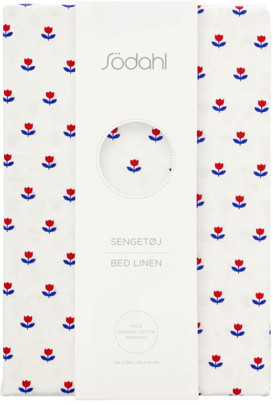 Södahl Tulip Sengetj 140x200 cm, Royal Blue