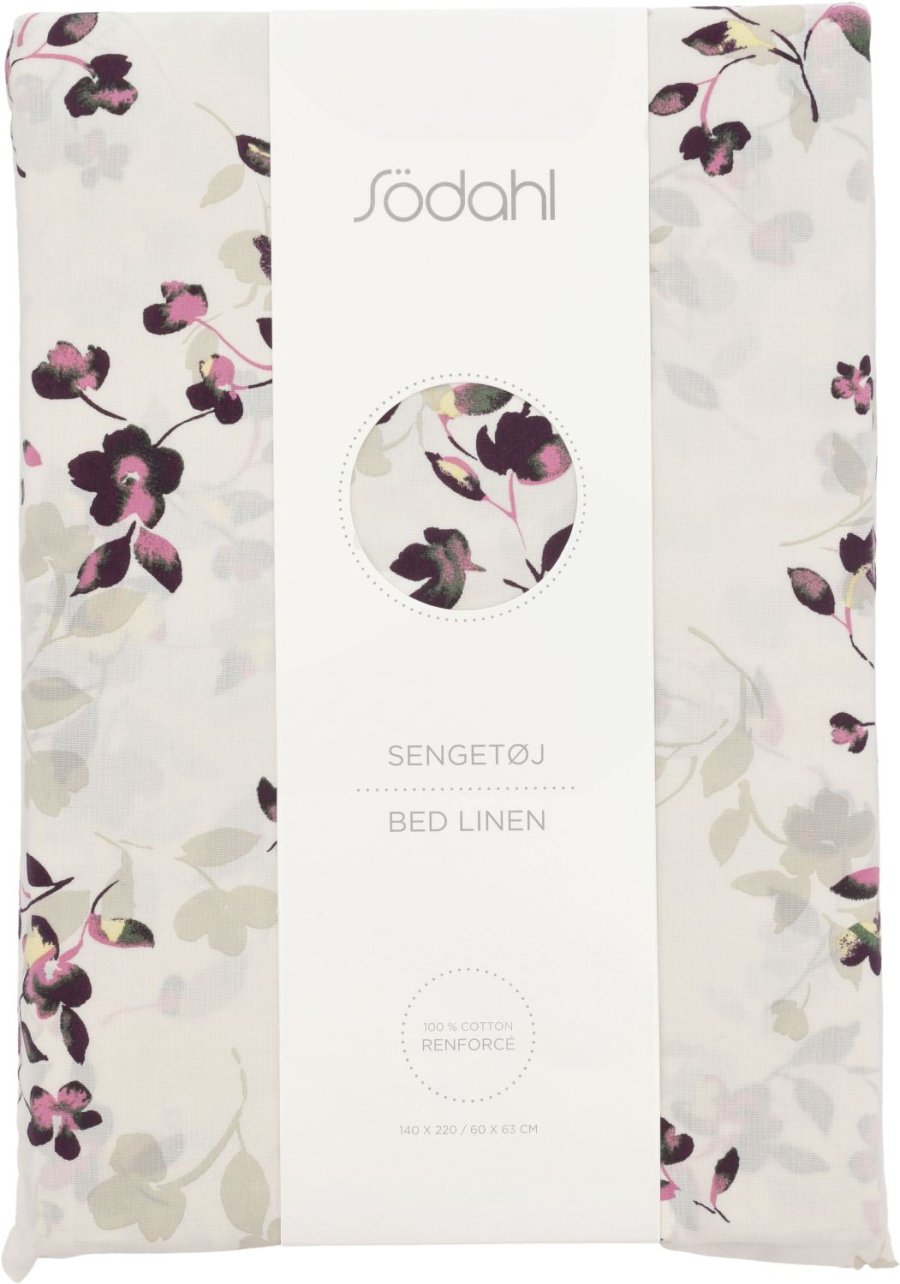Södahl Cherry Blossom Sengetj 140x220 cm, Pink