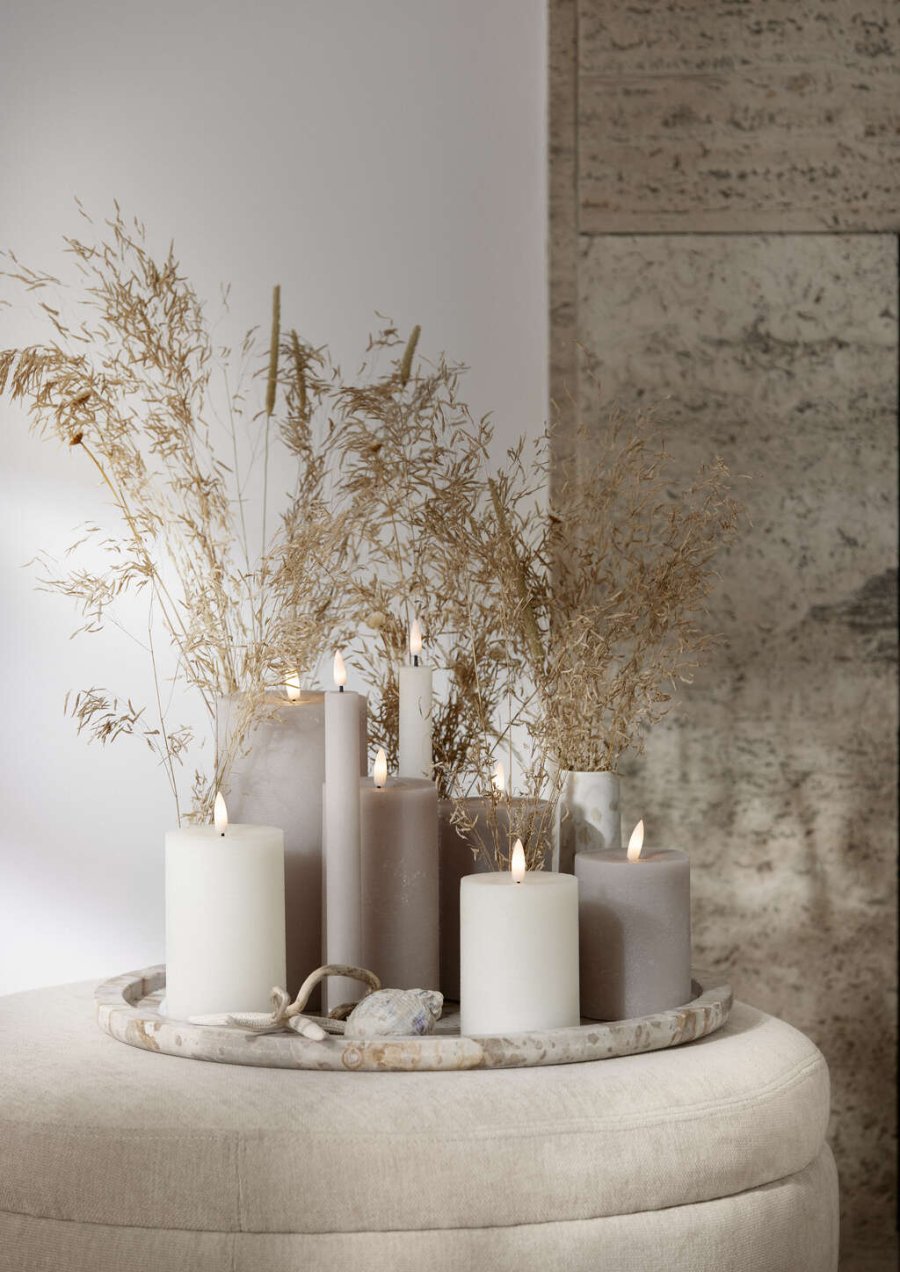 Cozy living Bloklys LED H20 cm, Stone