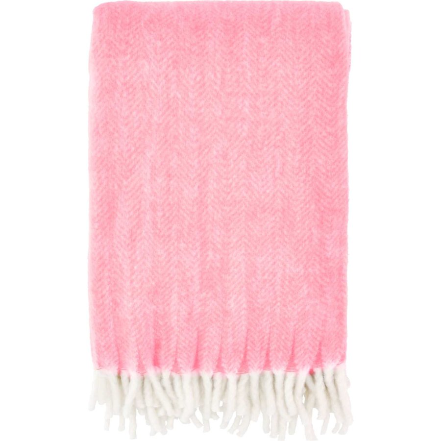 Södahl Brushed Plaid 150x200 cm, Pink